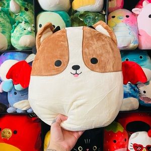 Squishmallows Halloween Reginald the Corgi Devil 12" nwt